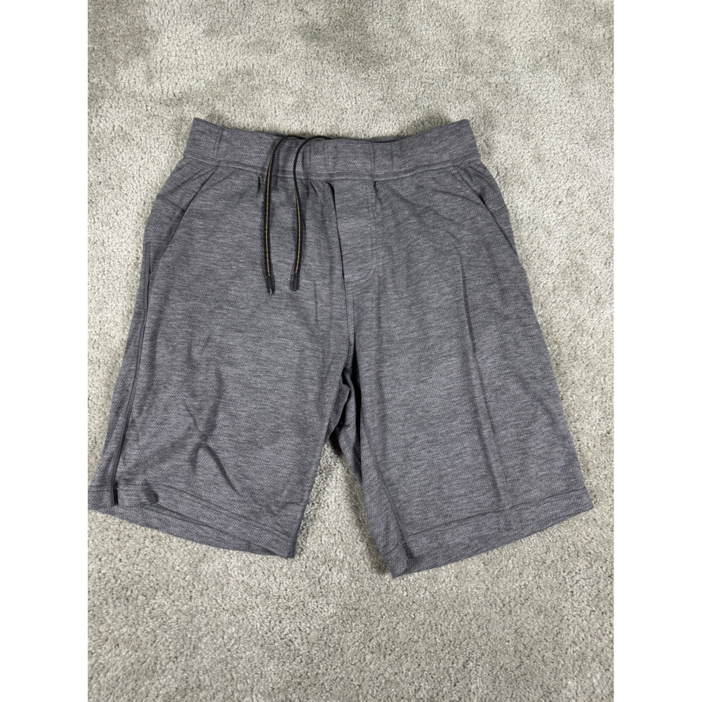Lululemon Mens Pace Breaker Shorts Heathered Gray Athletic Training Size M 9in